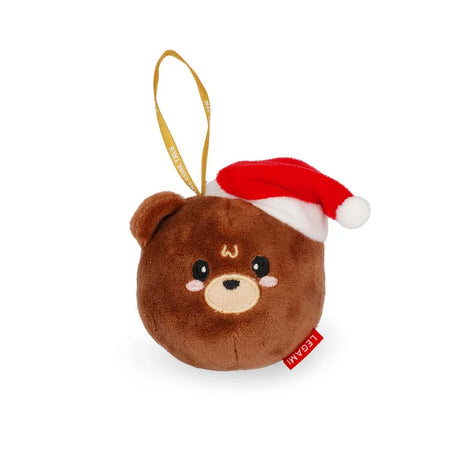 Enfeite de Natal Urso em Pelúcia Legami