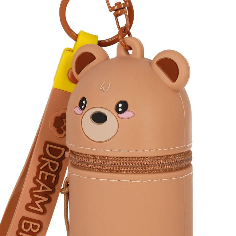 Porta Moedas e Porta Chaves Mini Kawai Urso Legami