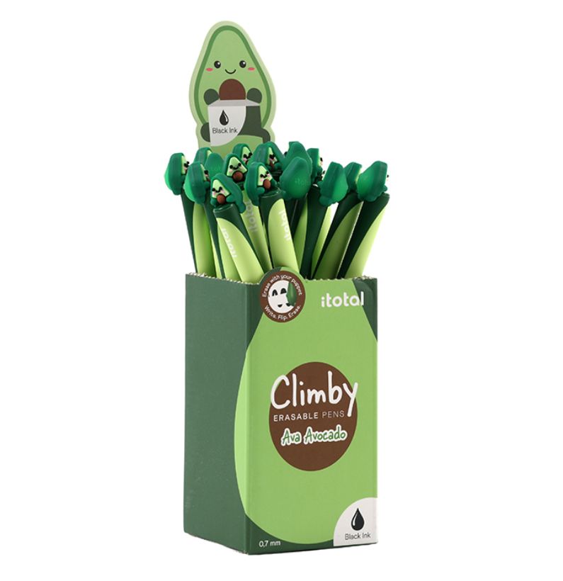 Caneta Apagável Climby Abacate Itotal