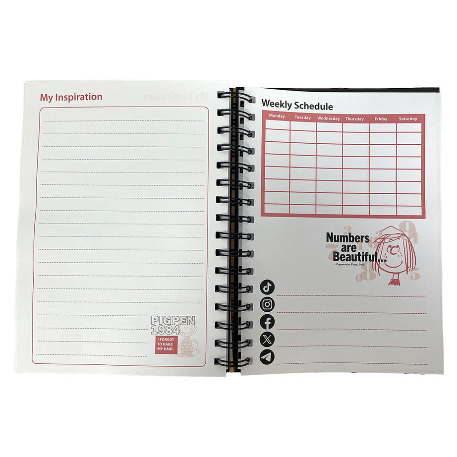 Organizador A5 em Espiral Snoopy
