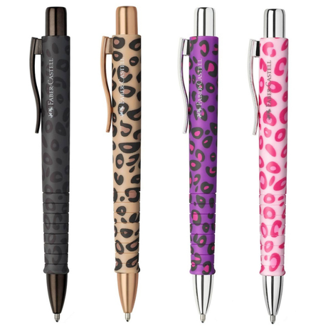 Caneta Esferográfica Poly Ball Wild Jungle Edição Limitada Faber-Castell