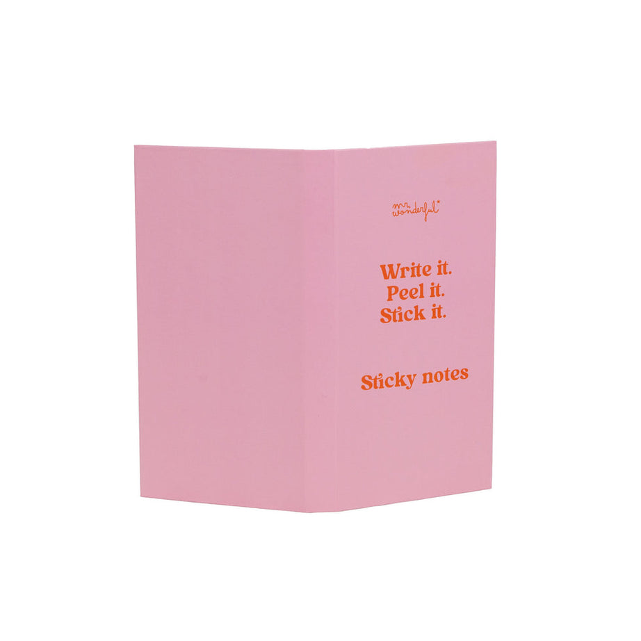 Conjunto de Post Its e Marcadores de Páginas em Livro Mr.Wonderful