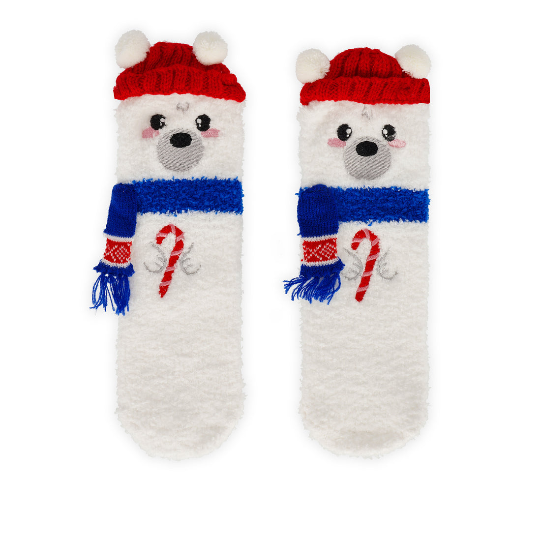 Meias Antiderrapante 3D Urso Polar Tamanho 26-34 Legami