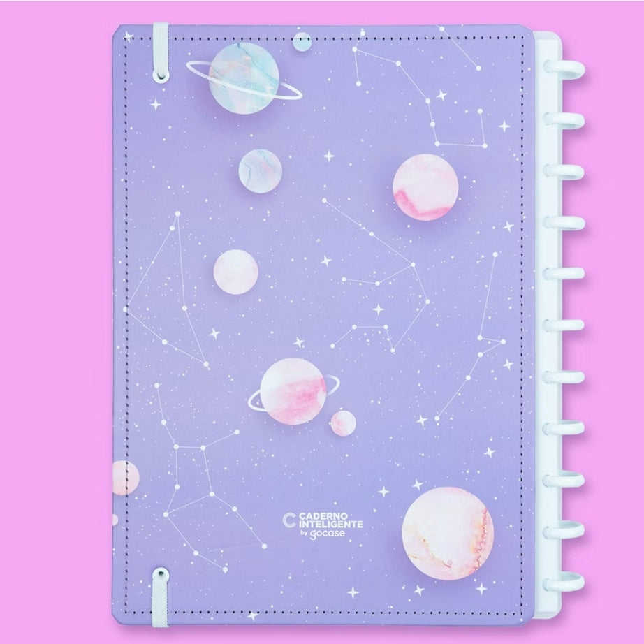 Caderno Inteligente A4 Purple Galaxy ed. Especial Gocase