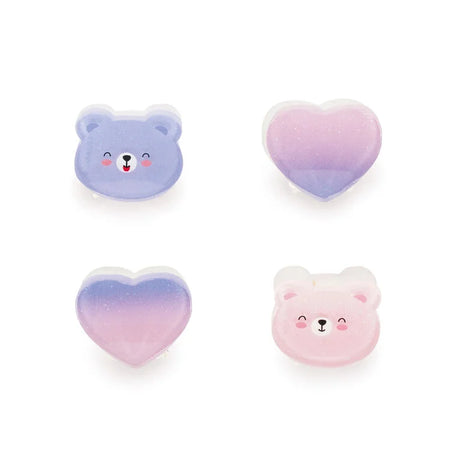 4 Molas de Cabelo Ursinho Legami