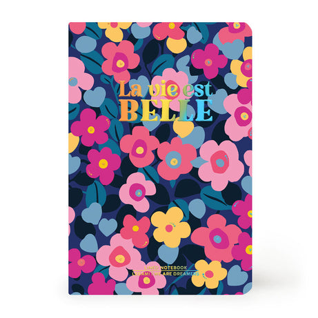 Caderno A6 Pautado Flores Legami