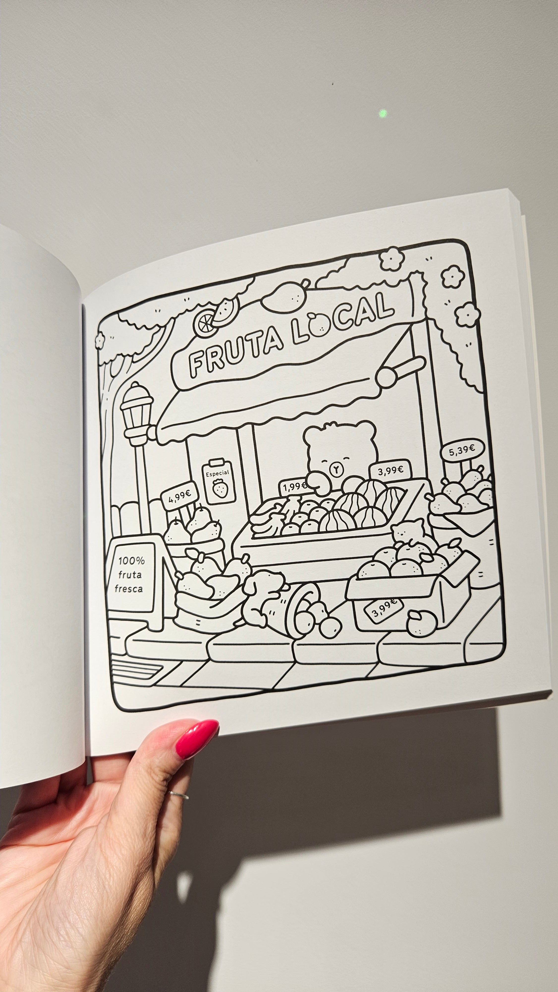 Livro Colorir "Um Canto Fofinho" - Estilo Bobbie Goods