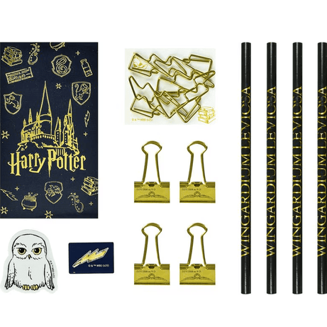 Conjunto Papelaria Harry Potter