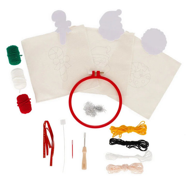 Pré-venda Kit de Bordado Natal Legami
