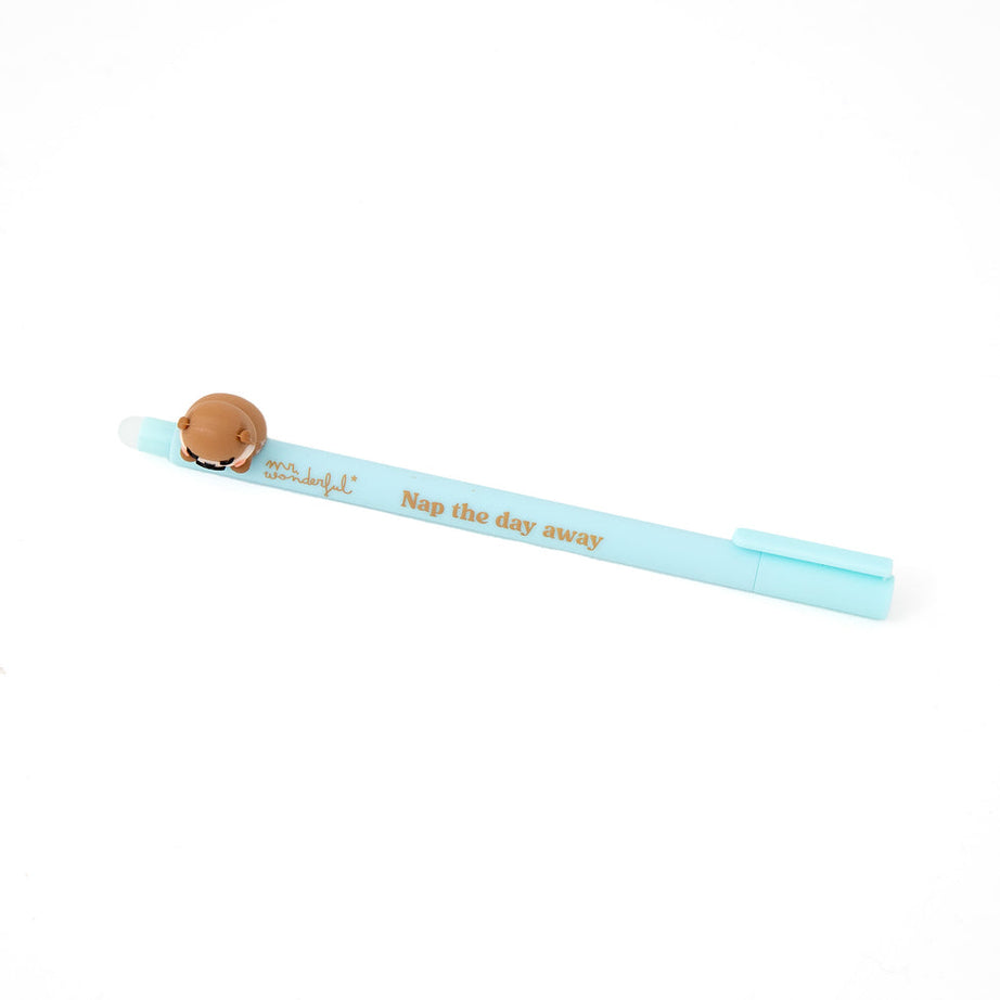 Caneta Apagável Lontra Lazy "Nap the day away" Mr.Wonderful