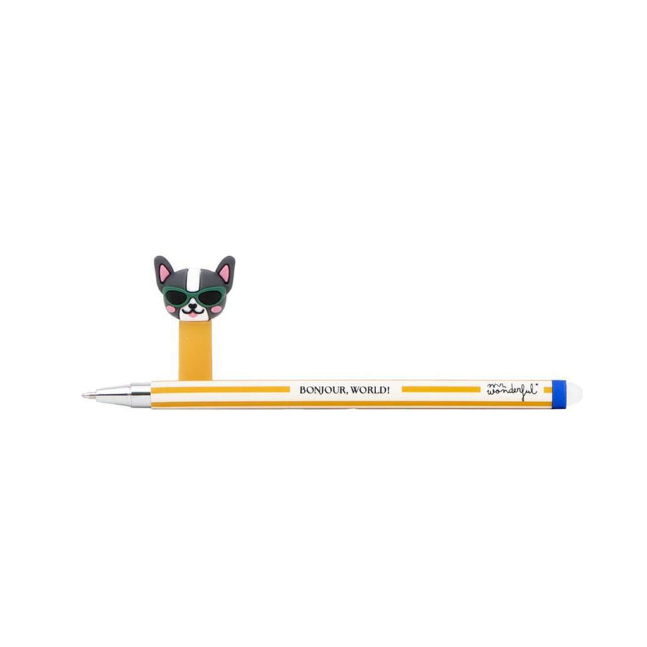 Caneta Apagável Buldogue - Bonjour, world! Mr.Wonderful