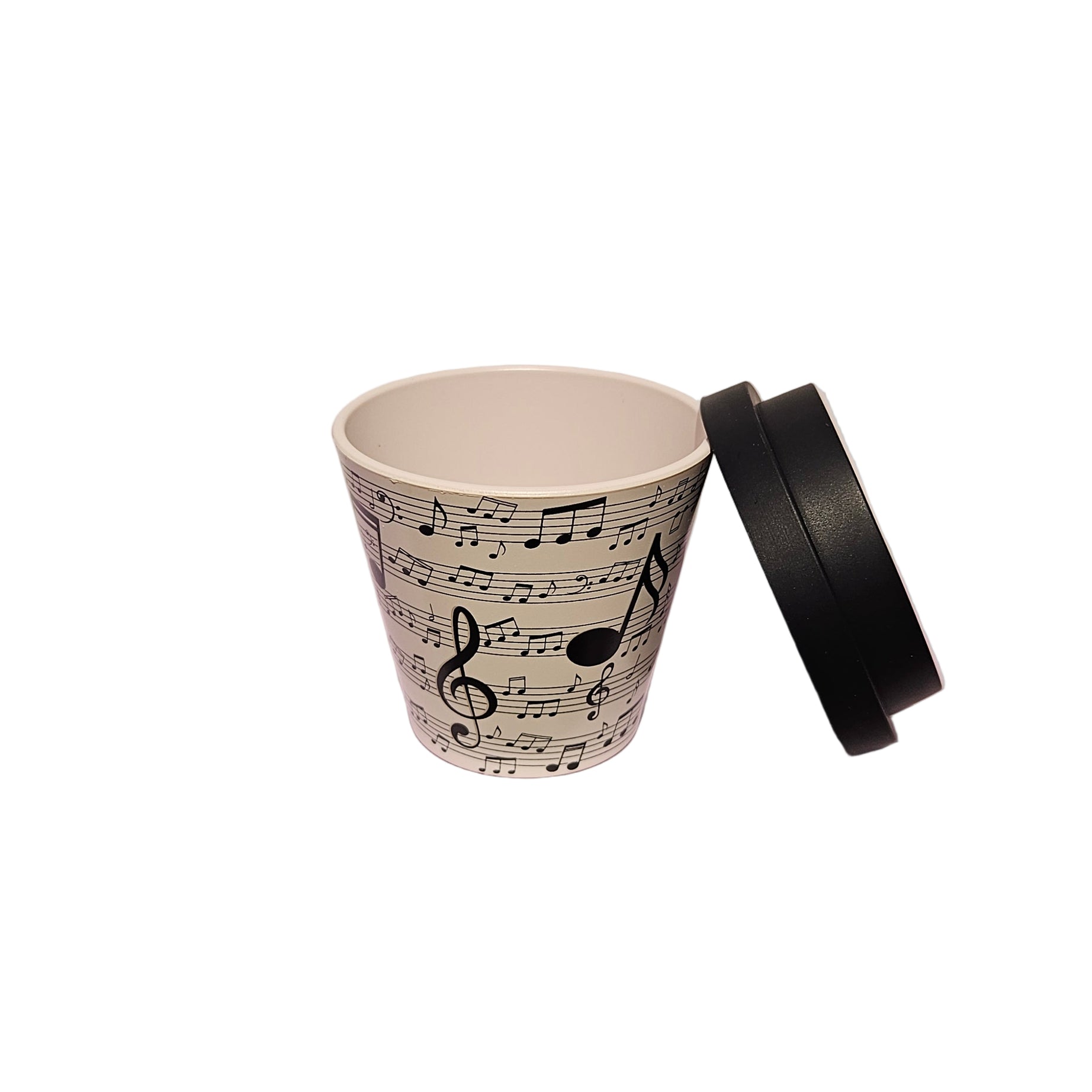 Copo Café com Tampa 90ml Música