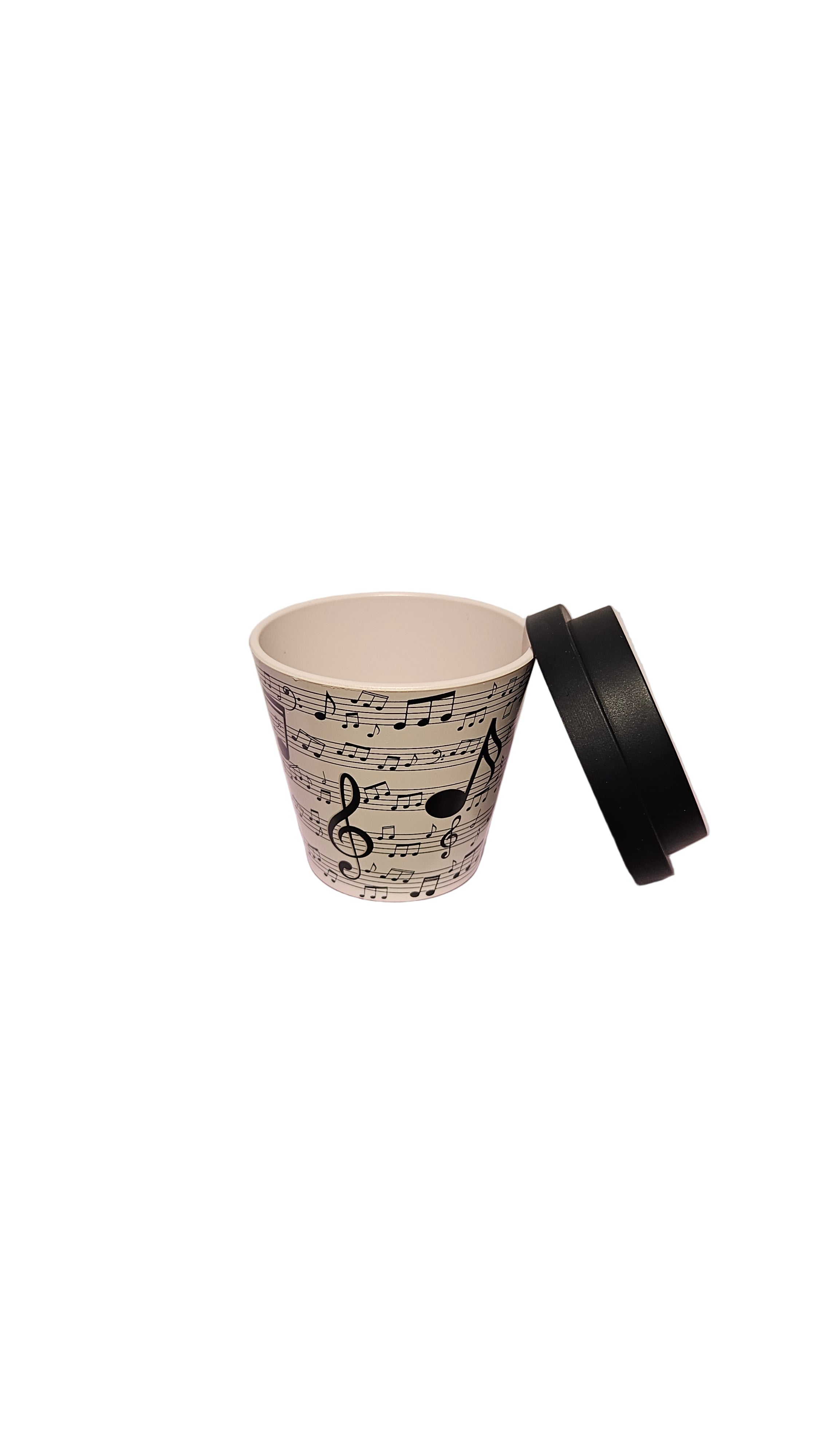 Copo Café com Tampa 90ml Música
