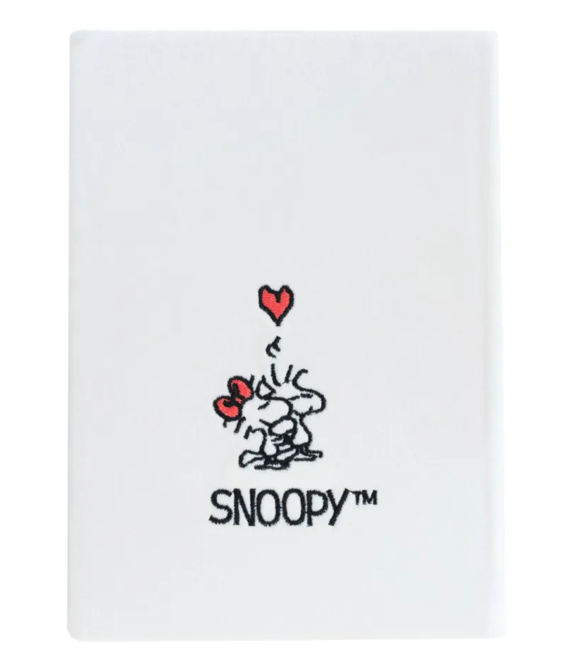 Caderno A5 em Pelúcia Snoopy Love