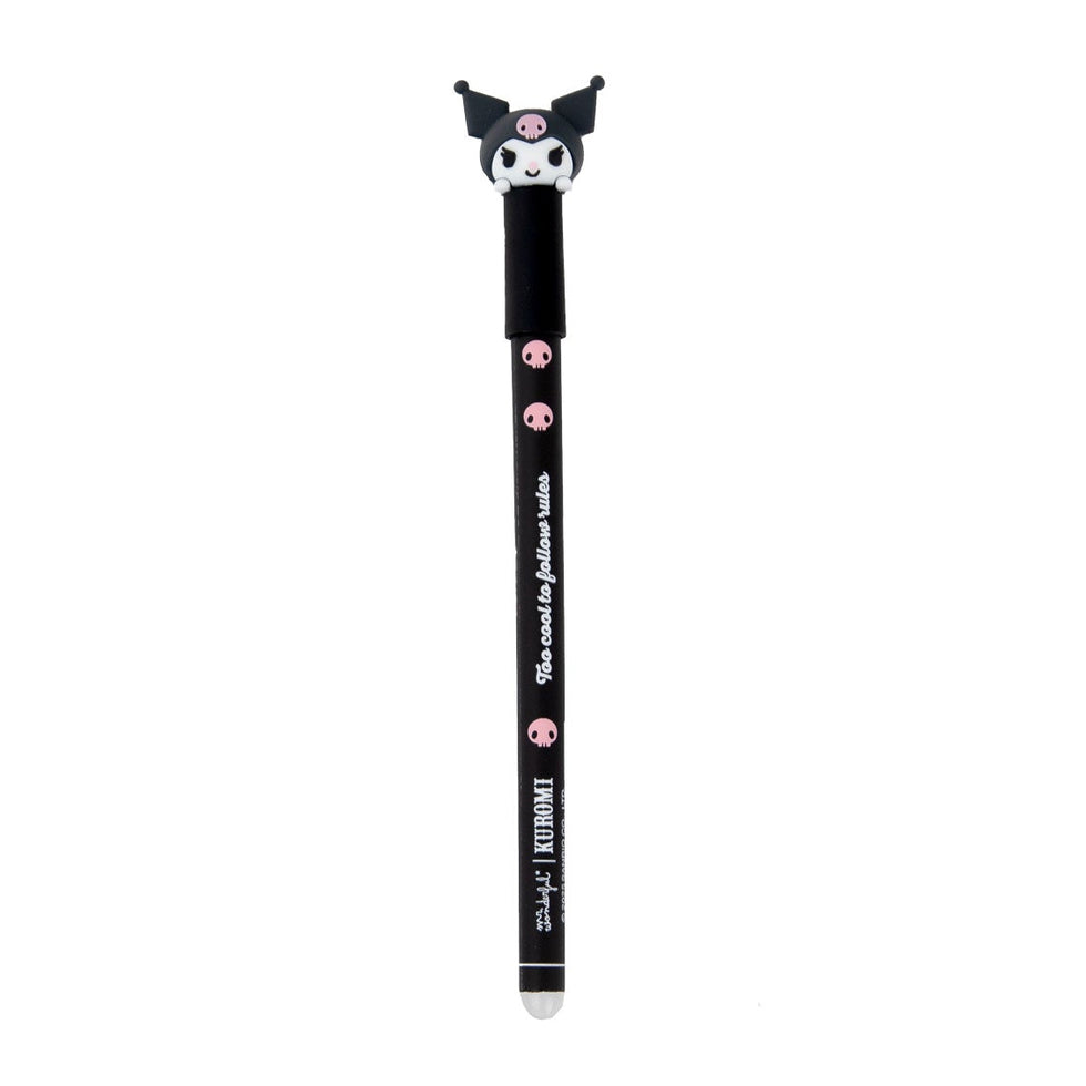 Caneta Apagável Kuromi "Too cool to follow rules" Mr.Wonderful