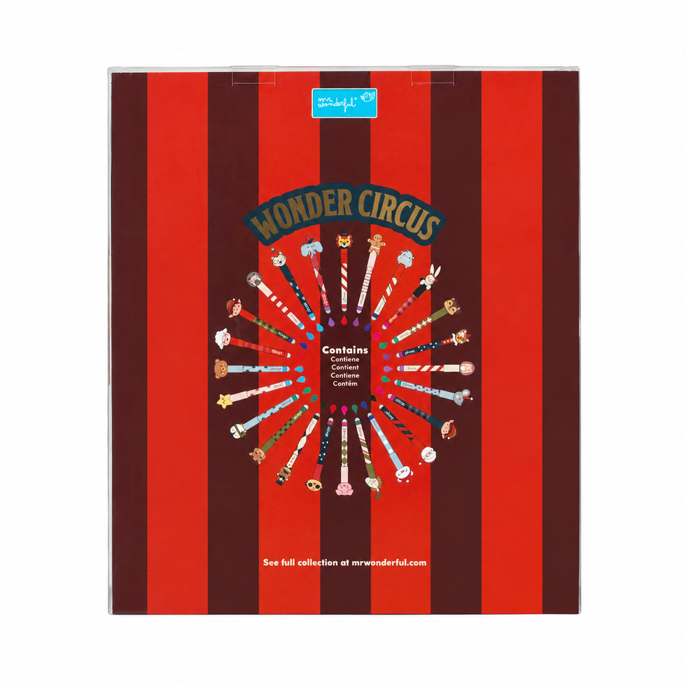PRÉ-VENDA Calendário Advento Roda Gigante com 24 Mini Canetas Apagáveis Natal Mr.Wonderful
