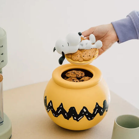 Pote de Bolachas Snoopy em Cerâmica