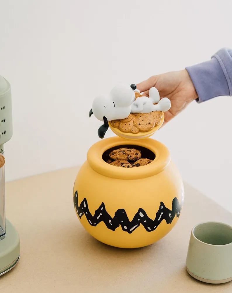 Pote de Bolachas Snoopy em Cerâmica