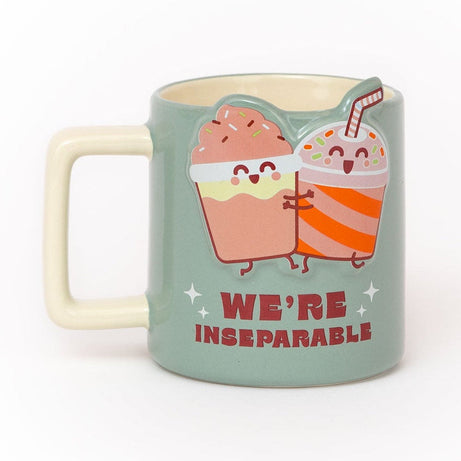 Caneca Mr.Wonderful Batidos 3D - "Somos Inseparáveis"