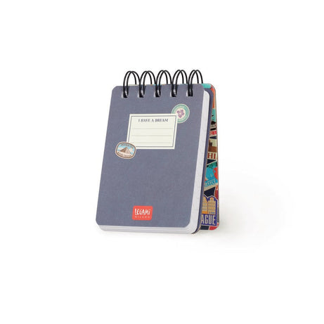 Bloco Notas Espiral Pautado Stickers Legami