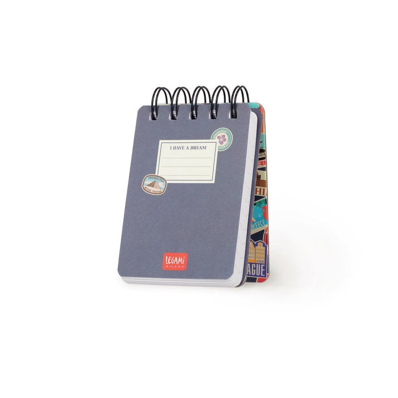 Bloco Notas Espiral Pautado Stickers Legami