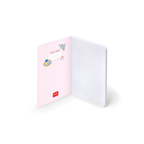 Caderno A6 Pautado Gato Legami