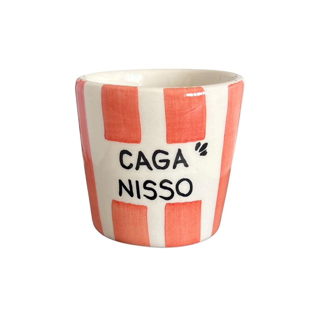 Copo Café "Caga Nisso" e Marcador de Livros Listrados
