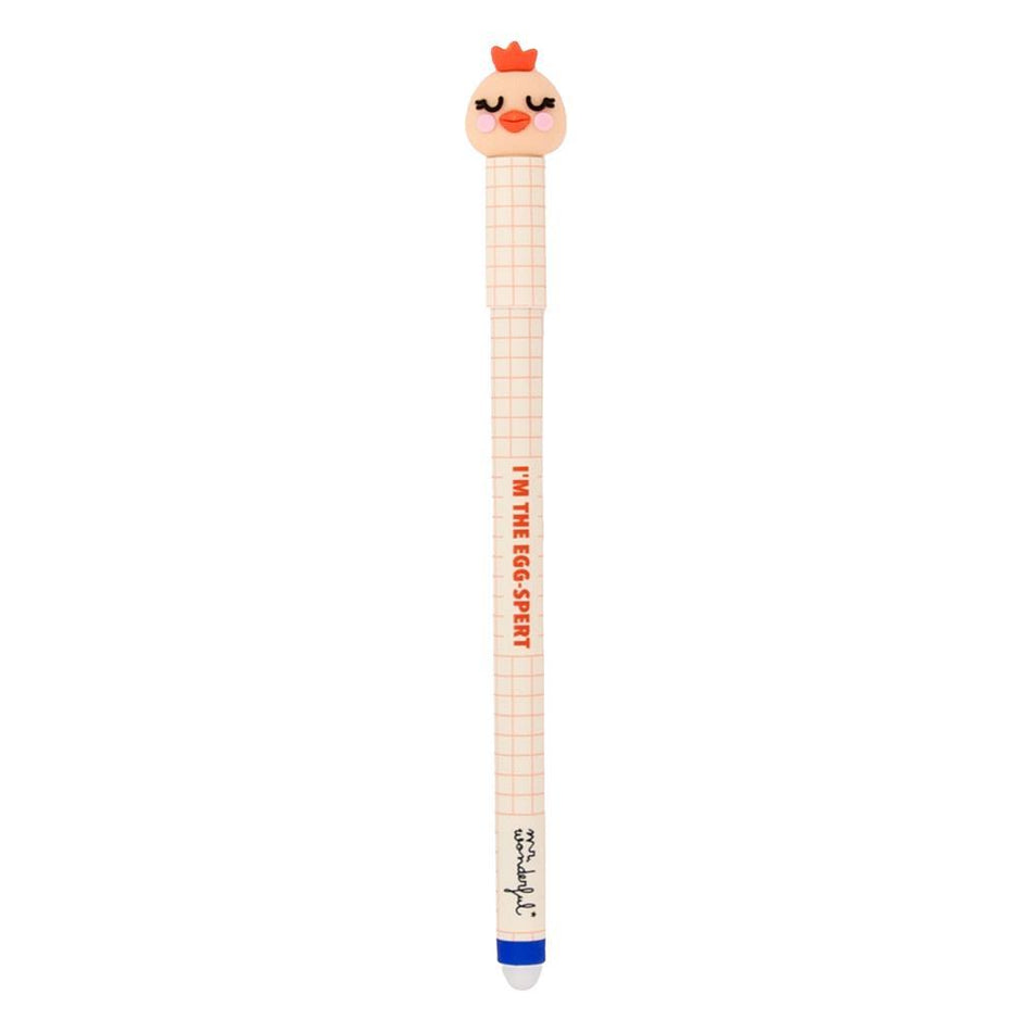 Caneta Apagável Galinha Mr.Wonderful