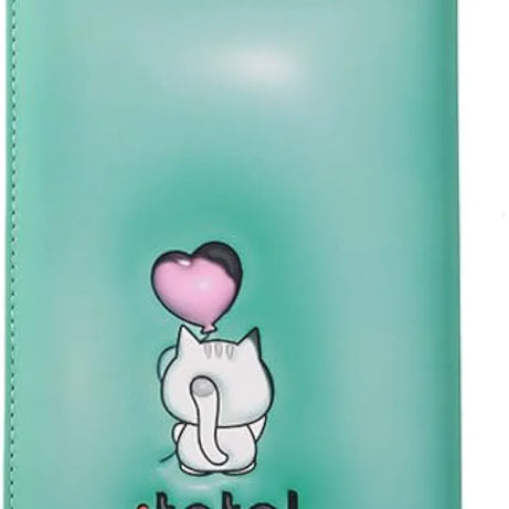 Caderno 3D A5 Gato Branco Folhas Lisas Itotal