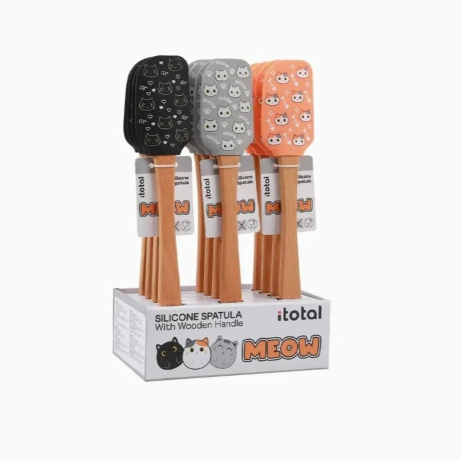 Espátula Silicone Gato Malhado Itotal