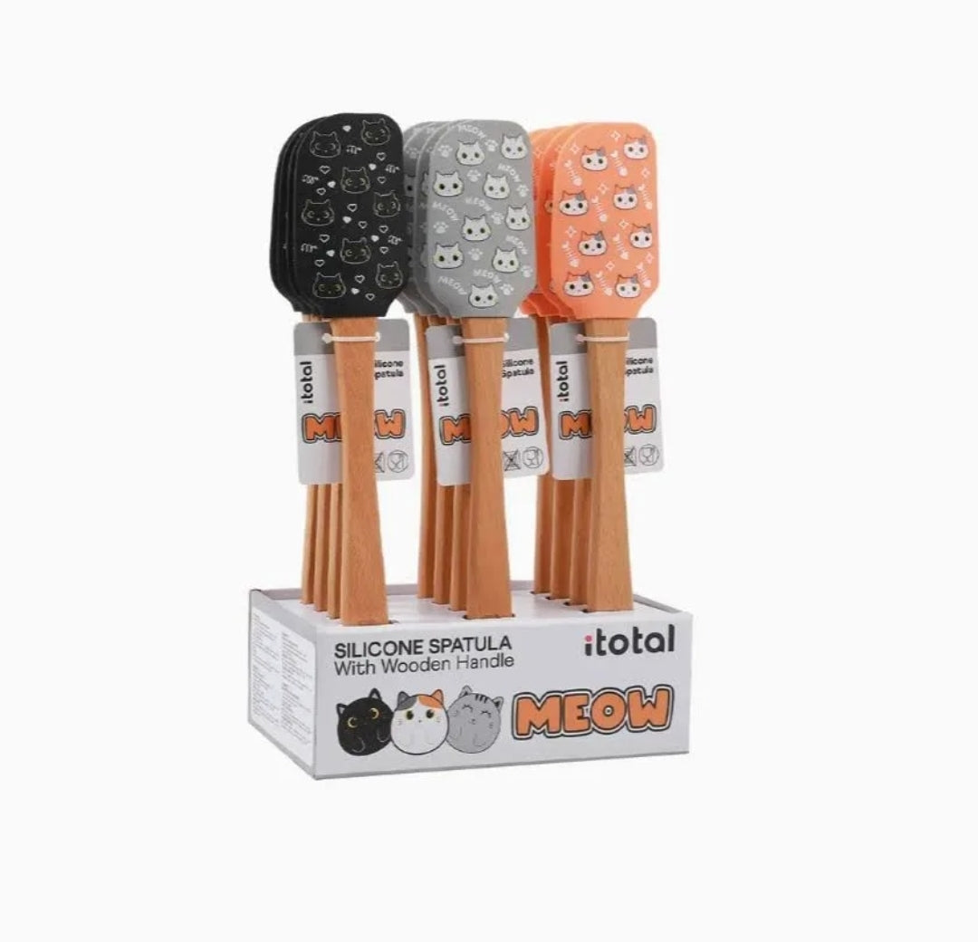 Espátula Silicone Gato Malhado Itotal