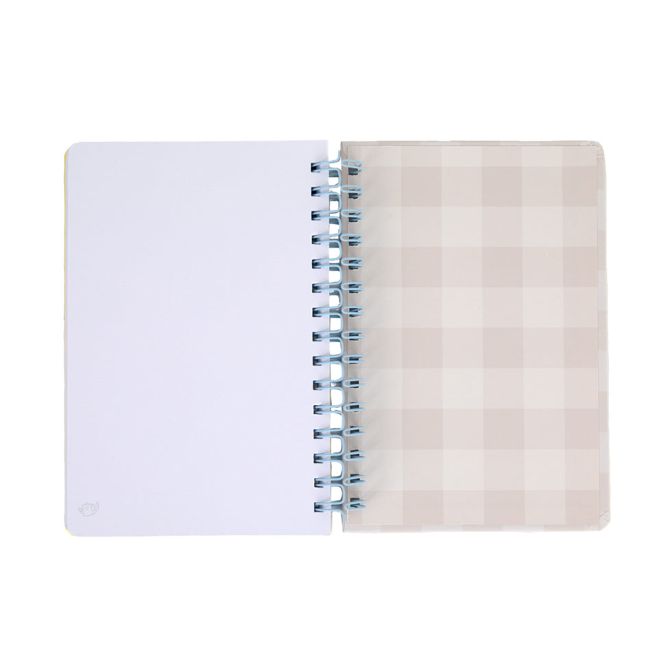 Caderno Squishy Liso Espiral A5 Guaxinim Lazy Mr.Wonderful