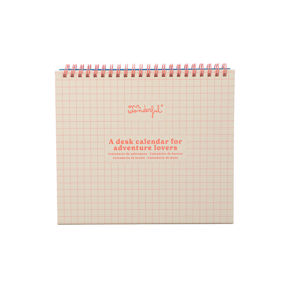 Calendário de Secretária Mr.Wonderful 2026 - Going somewhere?