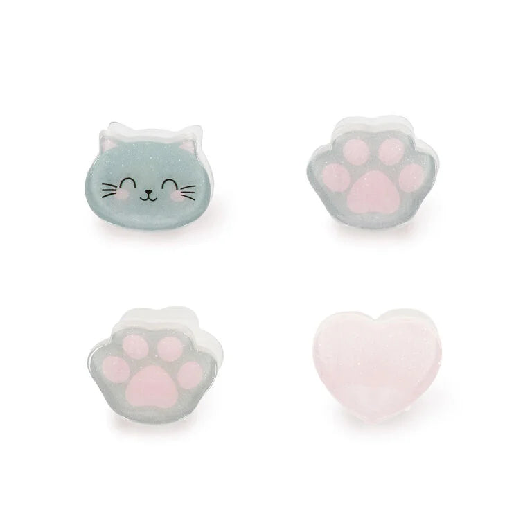 4 Molas de Cabelo Gato Legami