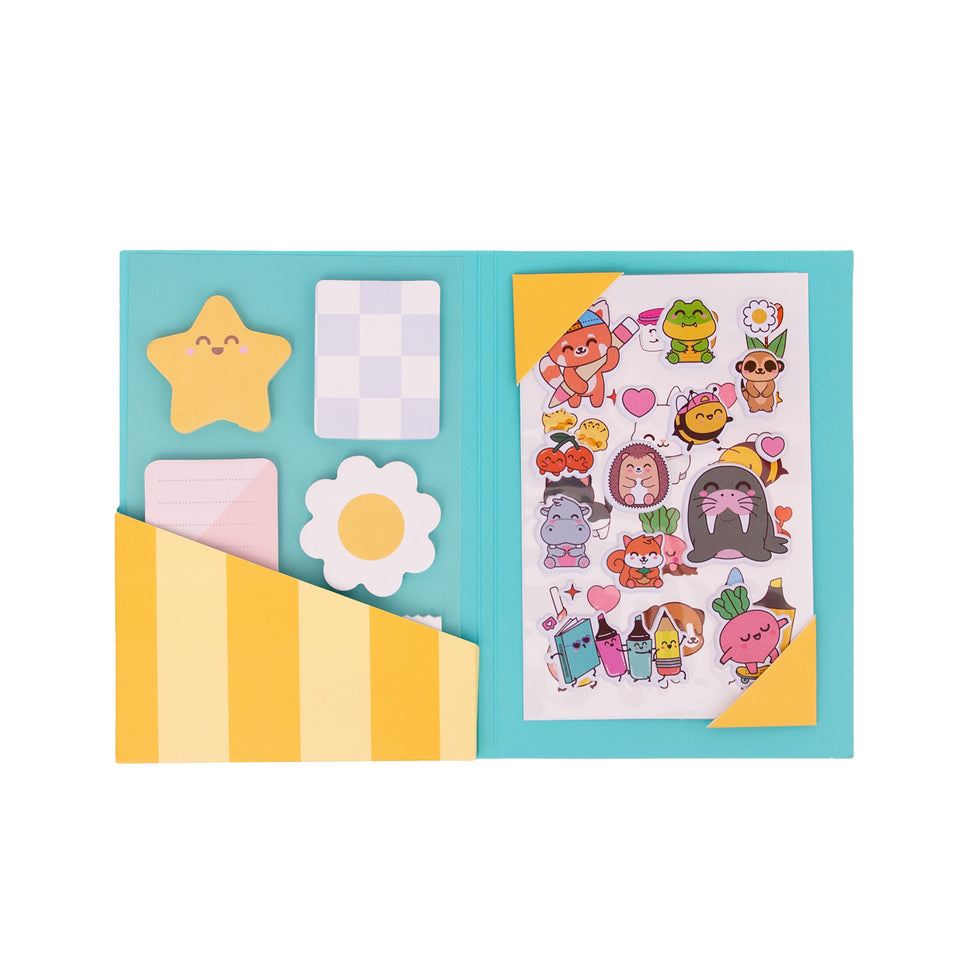 Conjunto Post Its e Notas Adesivas Mr.Wonderful