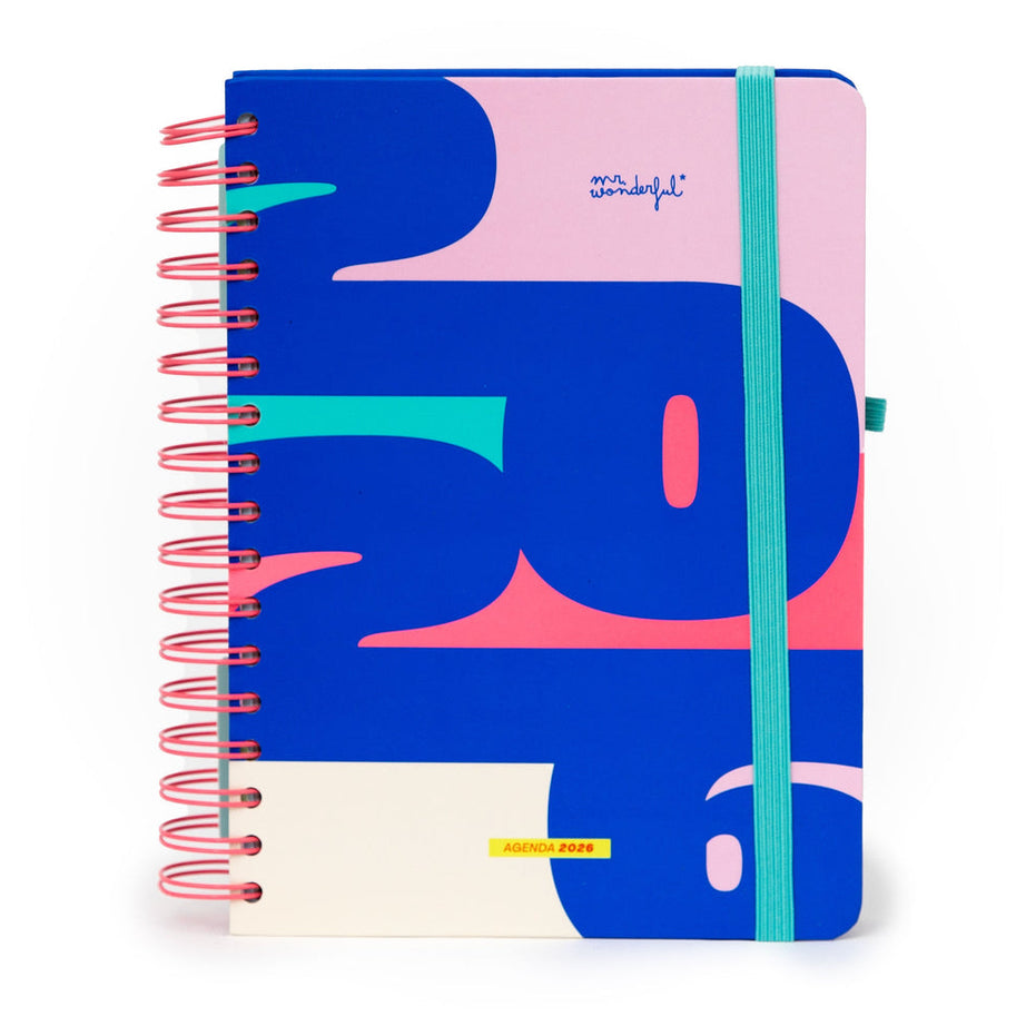 Agenda Diária Mr.Wonderful 2026 - Quando uma porta se fecha, abre-se esta agenda - Com Caneta Exclusiva