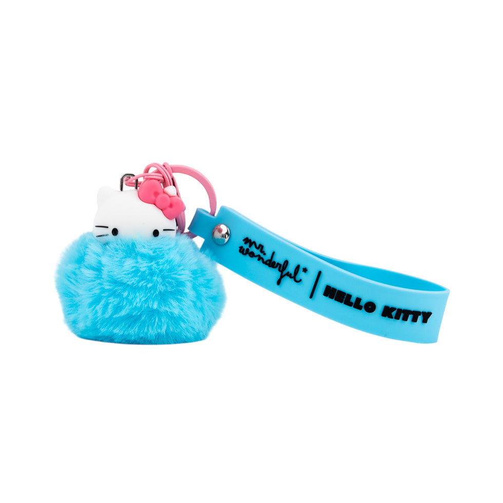 Porta Chaves com Pompom e  Pendente Hello Kitty Mr.Wonderful
