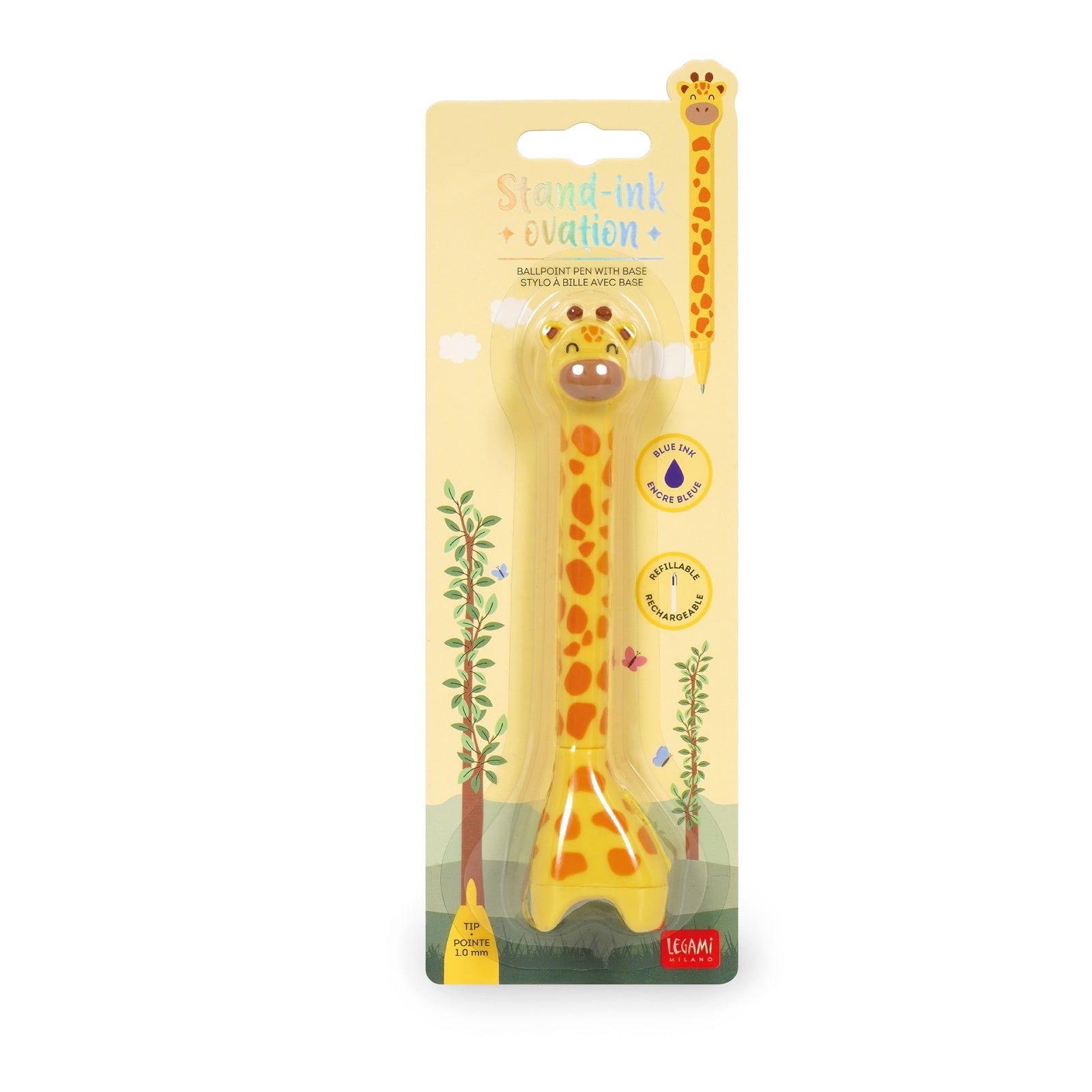 Caneta Stand Ink Girafa Legami