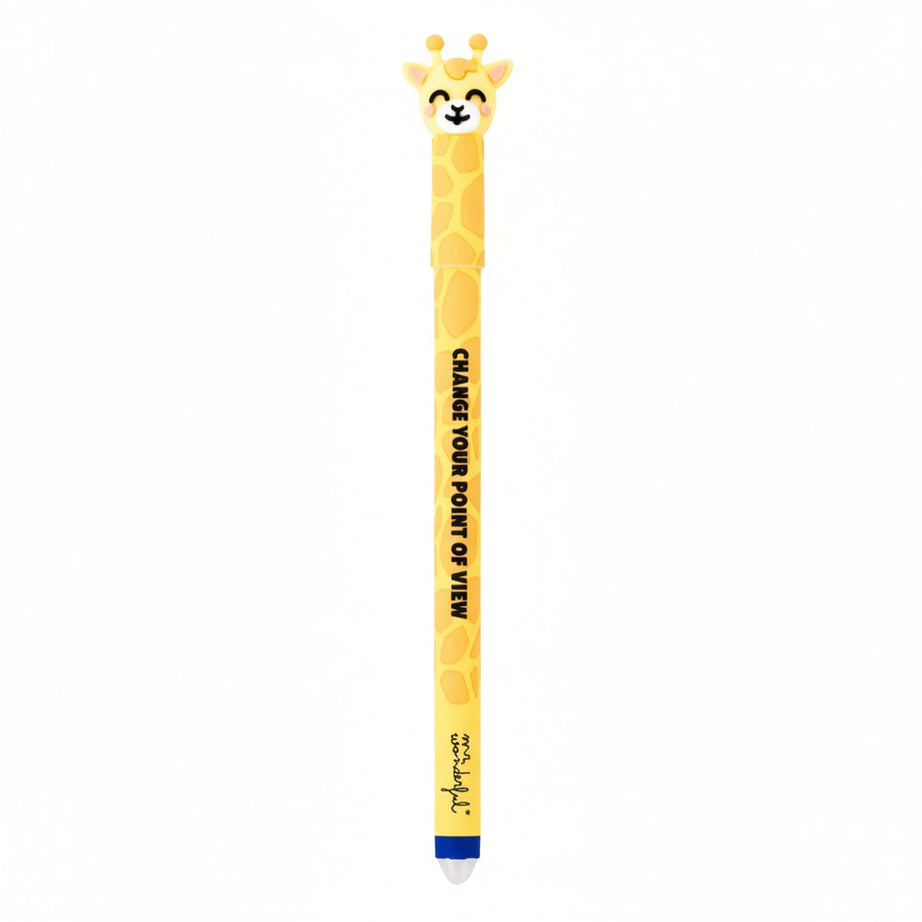 Caneta Apagável Girafa "Change your point of view" Mr.Wonderful