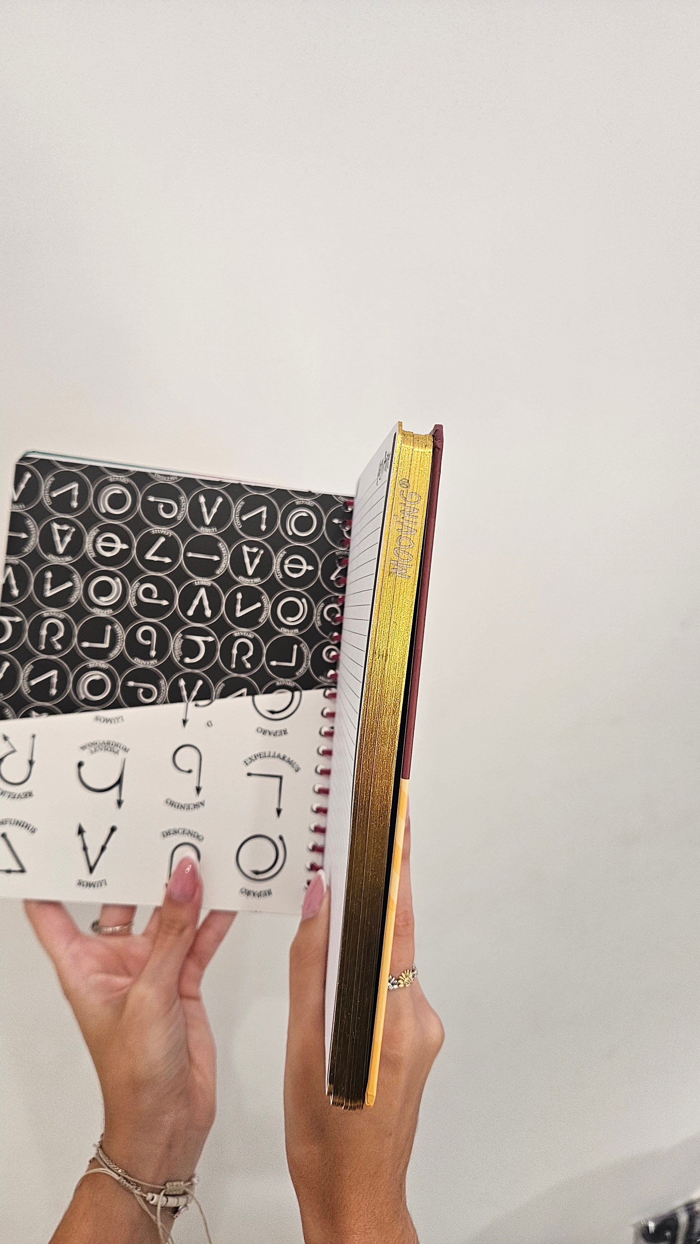 Caderno A5 em Espiral Quadriculado Harry Potter com Autocolantes e Envelope