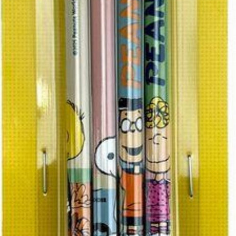 Conjunto 4 Lápis Snoopy com Borracha