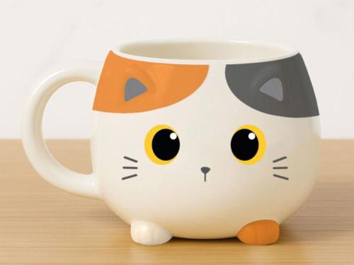 Caneca 3D Chunky Gato Malhado Itotal 410ml