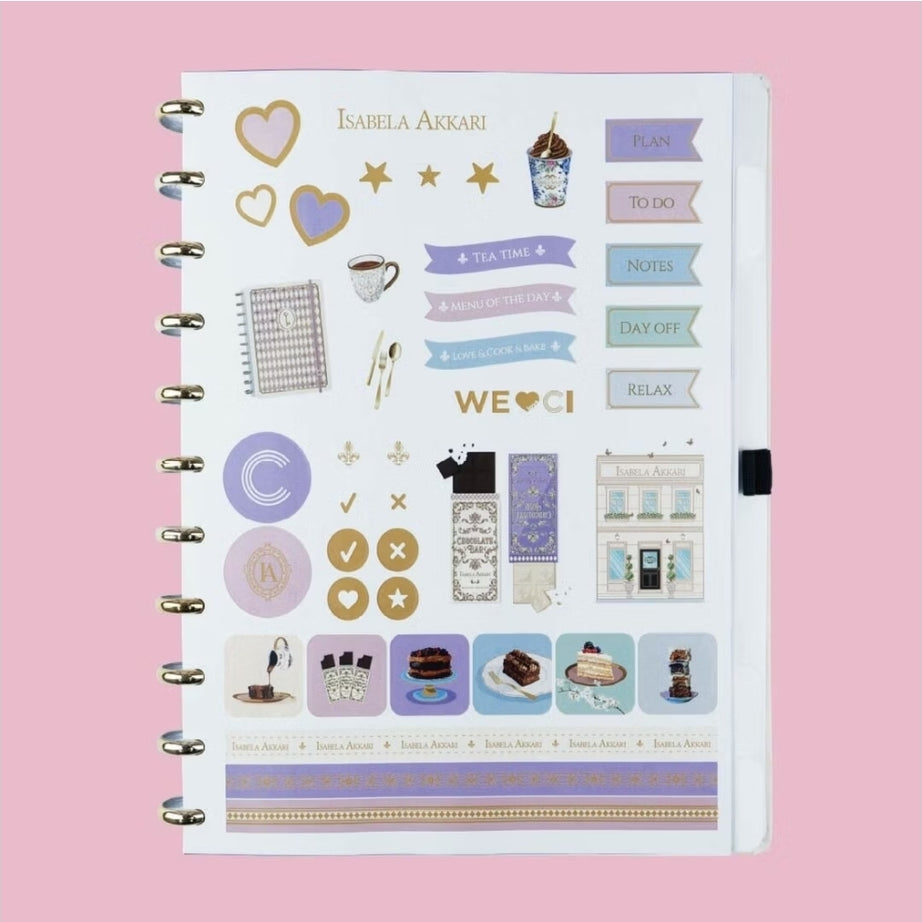 Caderno Inteligente Grande Purple Key by Isabela Akkari