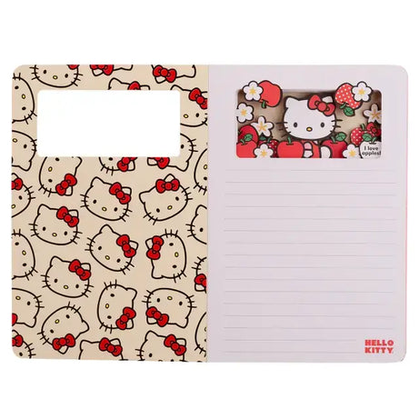 Caderno Premium Hello Kitty Com Camadas Mágicas em Movimento