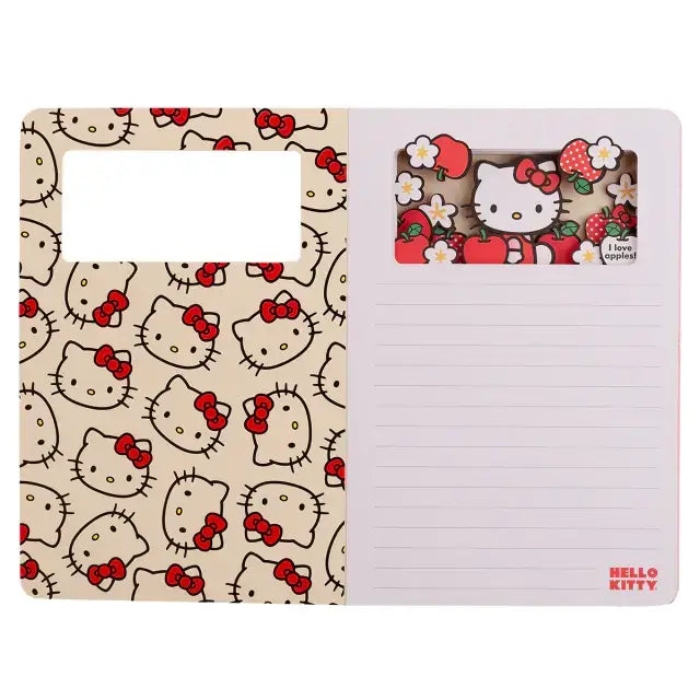 Caderno Premium Hello Kitty Com Camadas Mágicas em Movimento