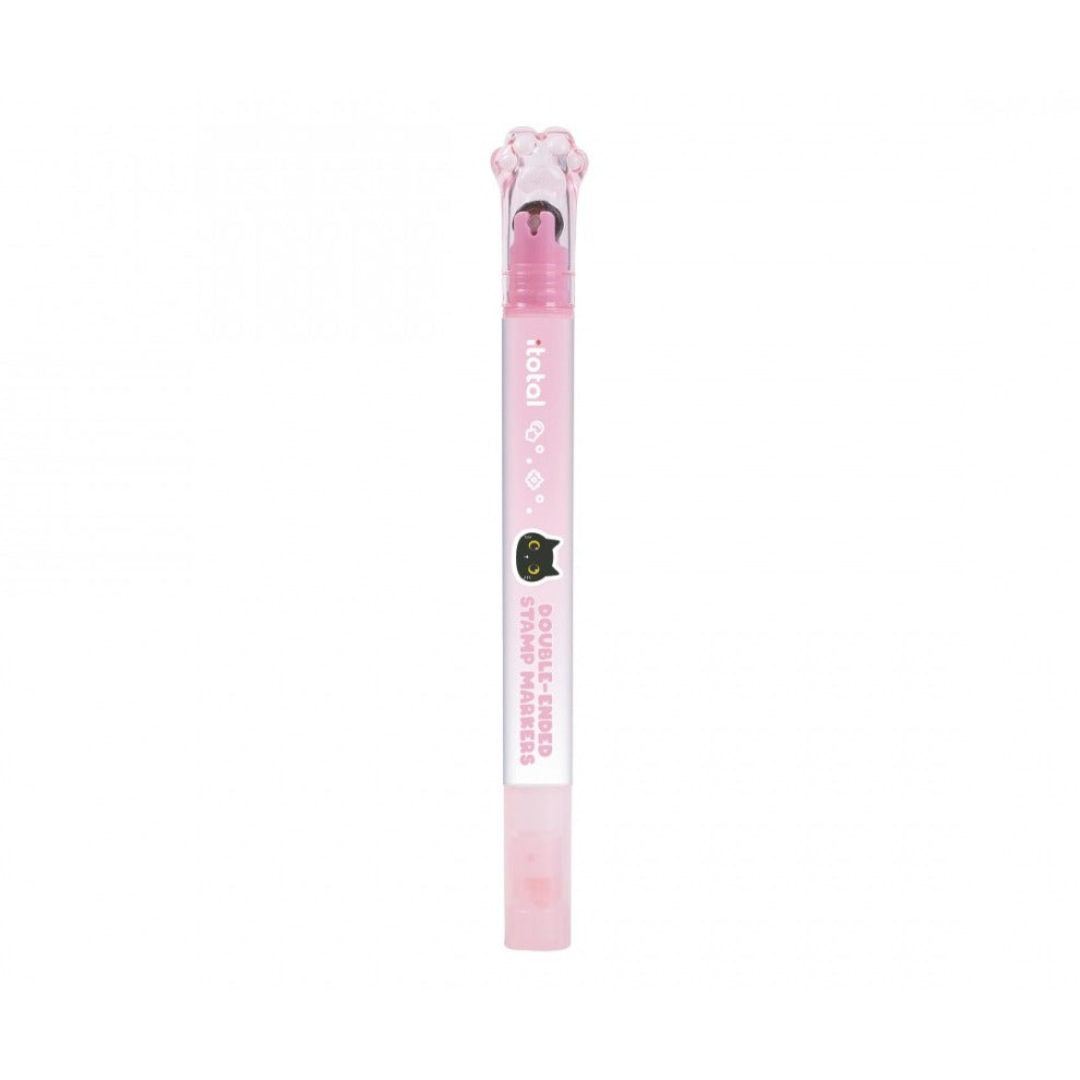 Sublinhador com Carimbo e Glitter Rosa Itotal