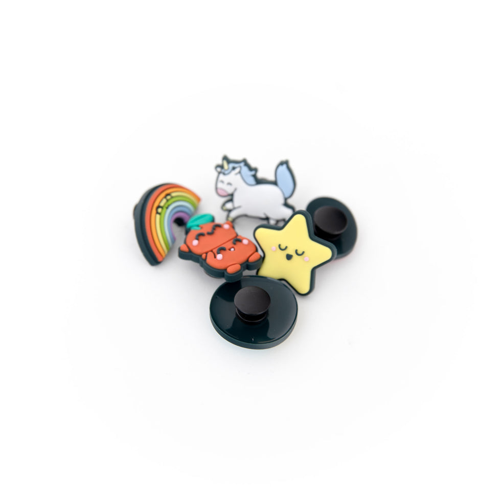 Conjunto 6 Pins para Caderno e Crocs - Mr.Wonderful