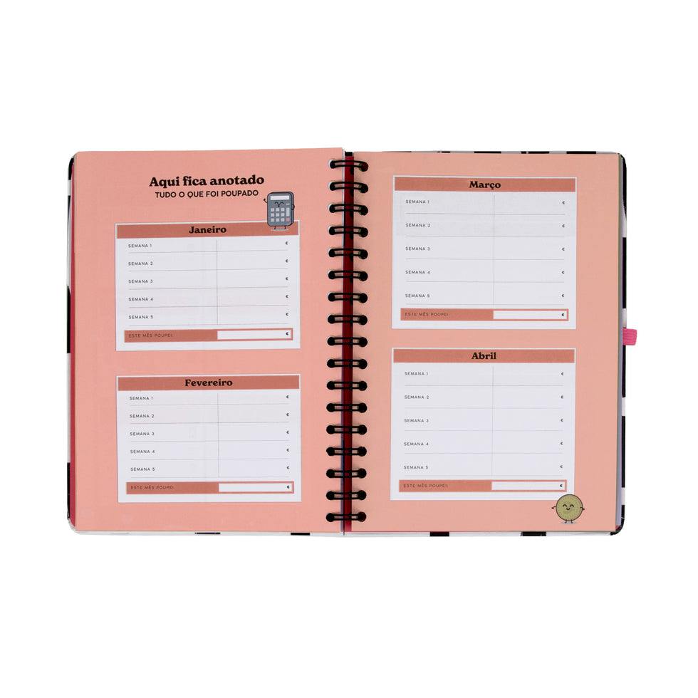 Agenda Semanal 2027 Mr.Wonderful "Hoje Sem Pressa"