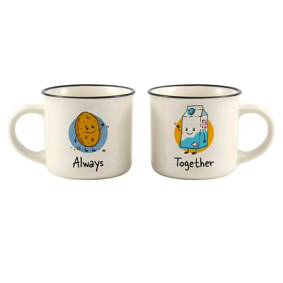 Conjunto 2 Chávenas de Café "Always - Together" Itotal