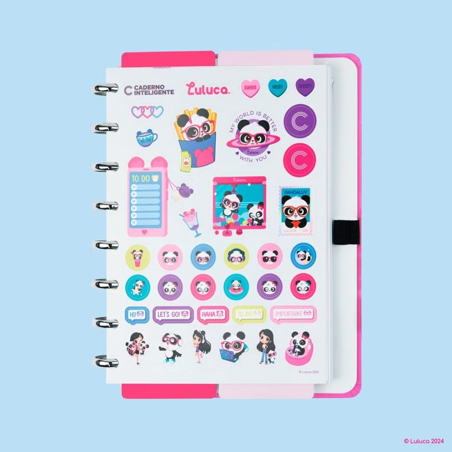 Caderno Inteligente A5 Pandalu Glow by Luluca